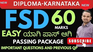 FSD PASSING PACKAGE|FSD PASSING PACKAGE 2025|Fsd Diploma passing package|Fsd important questions