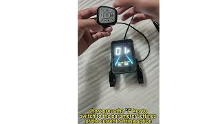 SAMEBIKE 81F Display Setting & Tutorial