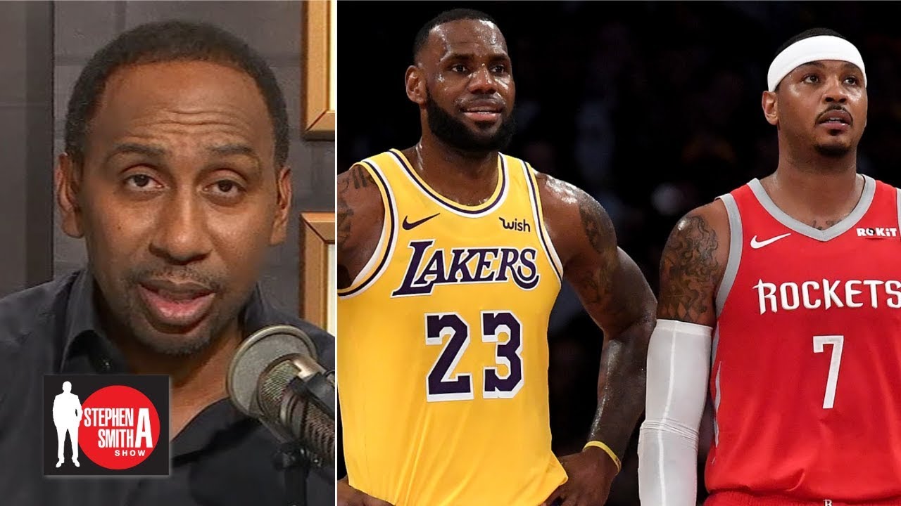 It D Be Nice If Lebron Helped Carmelo Sign With The Lakers Stephen A Stephen A Smith Show Youtube