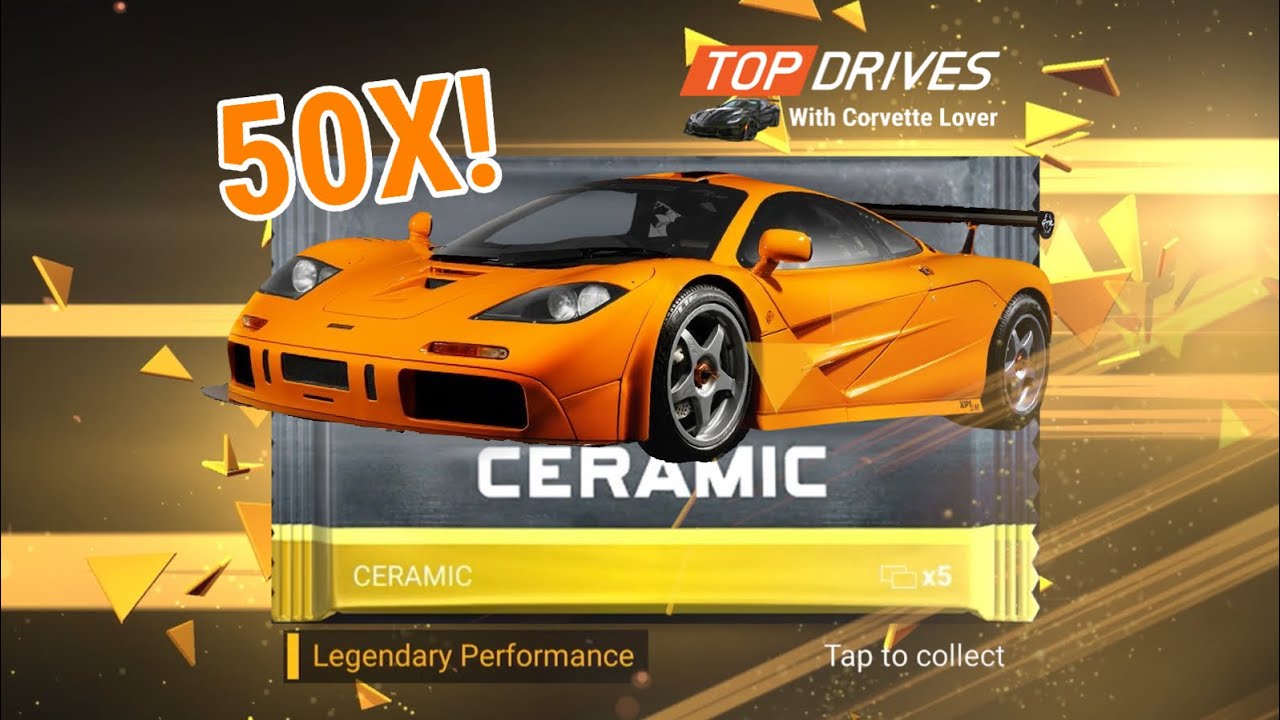 Top Drives | 50X LEGENDARY Ceramic Pack Opening!