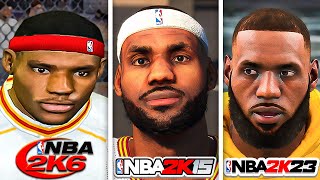 1V1 Vs Lebron James On Every NBA 2k