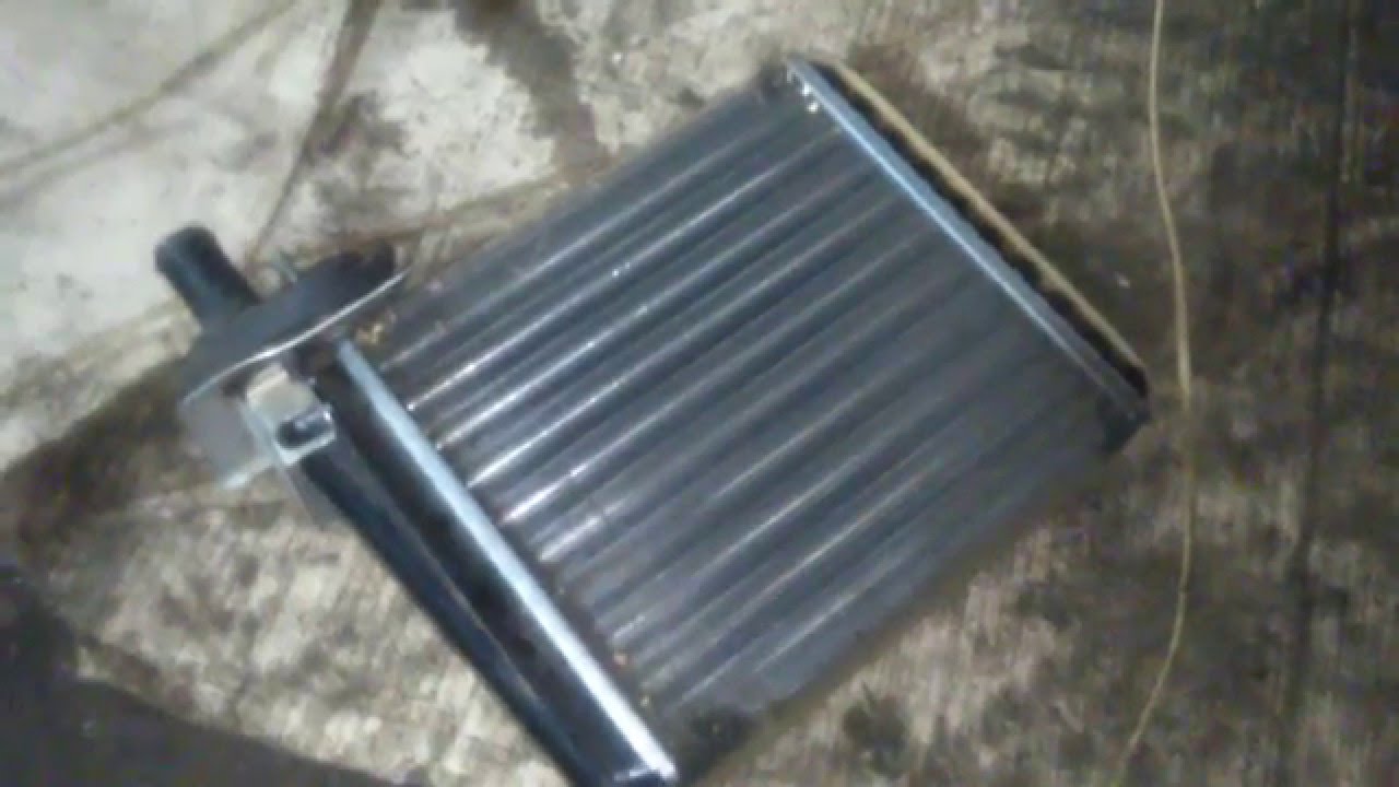 лада калина замена радиатора отопителя самый правильный способ - YouTube