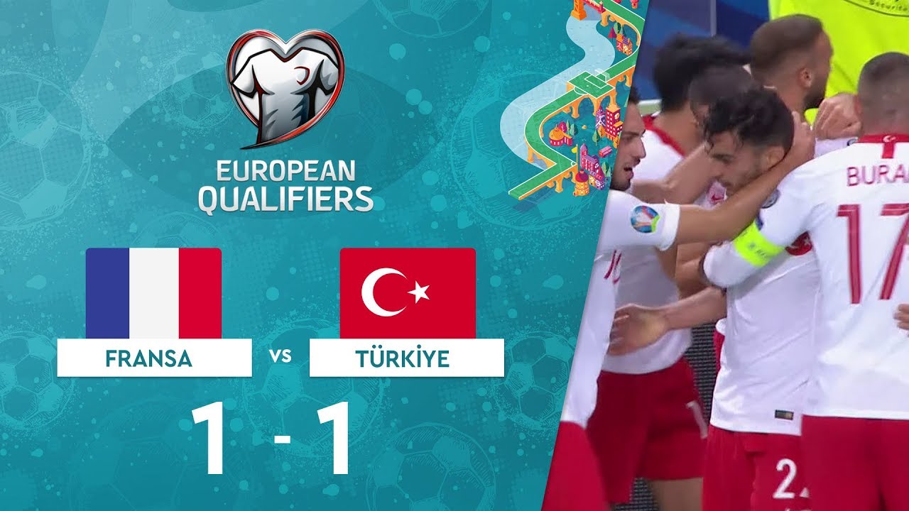 Fransa 1 1 Turkiye Euro 2020 Elemeleri Mac Ozeti H Grubu Youtube