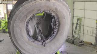 Eco Green Equipment OTR Extractor Tire Shredder Tire Recycling