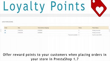 Loyalty Points for PrestaShop 1.7 | Codecanyon Scripts and Snippets