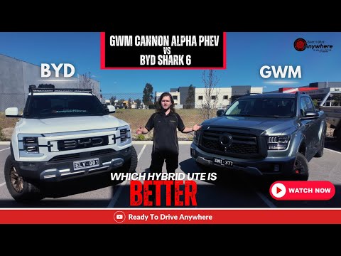 BYD Shark 6 vs GWM Cannon Alpha PHEV | Which Hybrid Ute Wins?