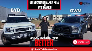 BYD Shark 6 vs GWM Cannon Alpha PHEV | Which Hybrid Ute Wins