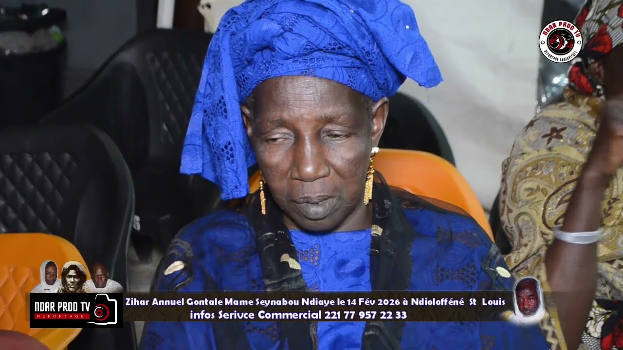 Zihar Annuel Gontale Mame Seynadou Ndiaye le 14 février2026  à Ndioloffene st louis Partie 5