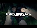 Lights down low  maejor ft waka flocka flame edit audio