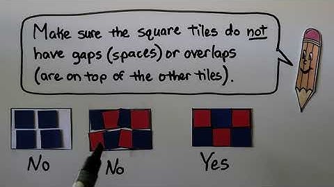 2nd Grade Math 11.7, Partition Rectangles with Square Tiles
