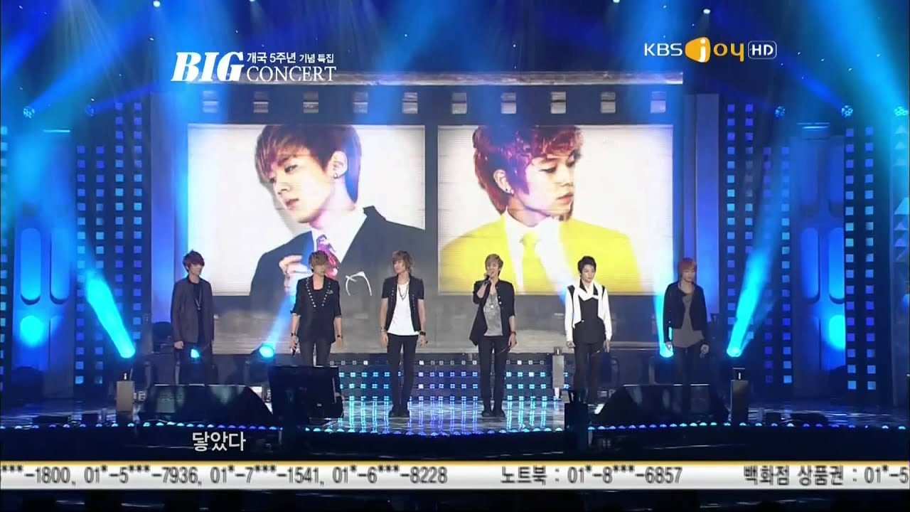 111101 Teen Top-Clap+The Back Of My Hand+Don't Put Perfume @KBS Joy 5th Annivesary Big Concert