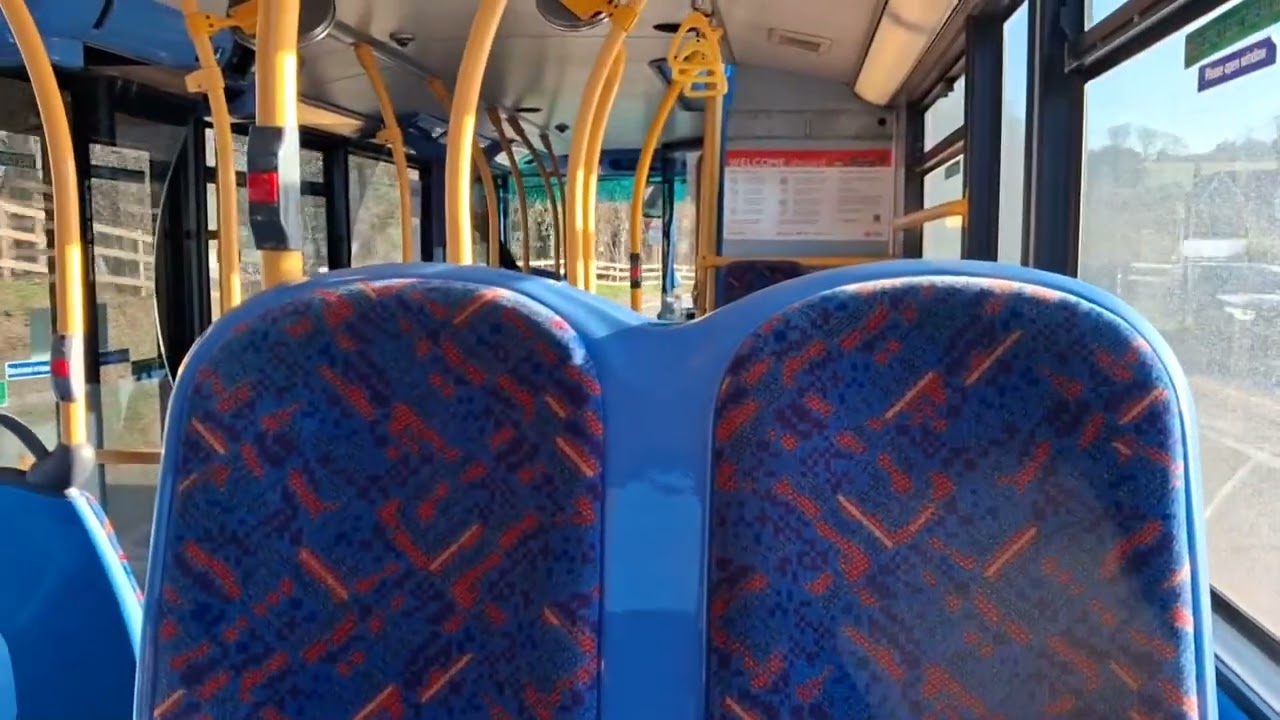 (HD) Attend Buses, ADL Enviro400 E40D, TE1090 (LK60AGU), Rail Replacement 04/01/26