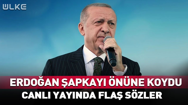 Erdoğan Şapkayı Önüne Koydu! Canlı Yayında Flaş Açıklamalar...