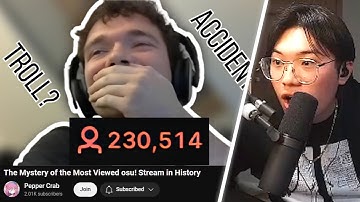 BTMC Reacts to “The Mystery of the Most Viewed osu! Stream in History”