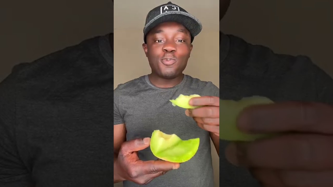 Eating my Galia melon! 