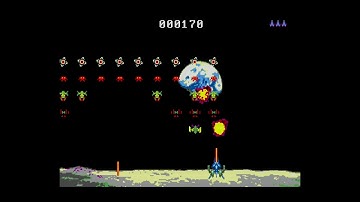 MiSTer (FPGA): Real CoCo3 core Playing  Space Bandits Level 1 v0.13 (Homebrew)