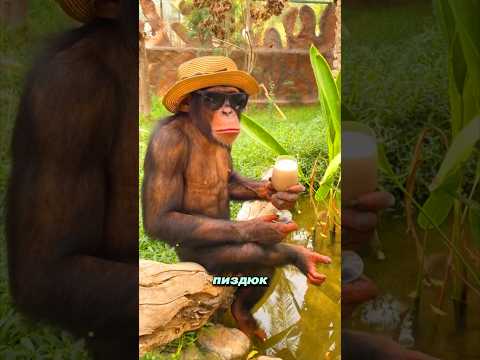 Второй по интеллекту после человека | ШИМПАНЗЕ 🙈🐵#animals #pets #chimpanzee #chimpanze #wildlife
