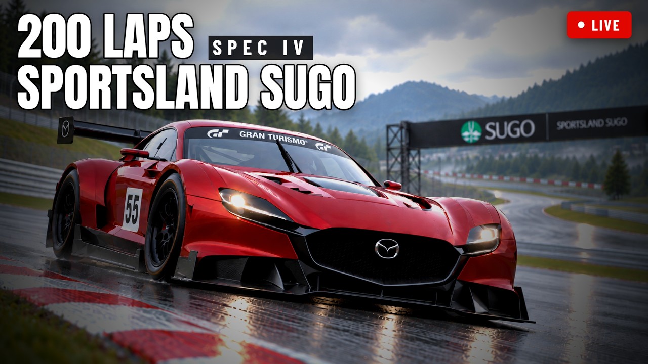 🔴LIVE Gran Turismo 7!  Spec IV Update & 200 Laps of Sportsland Sugo!