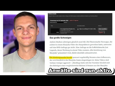 Was bei mir aktuell los ist + Anwälte sind eingeschaltet