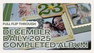 December Daily 2025 Completed Album | Full Flip Through and Reflections