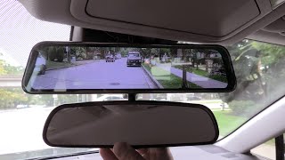 Toyota RAV4 (2019-2020): 12'' Digital Rear View Mirror With Two Dashcams. Installation And Review.