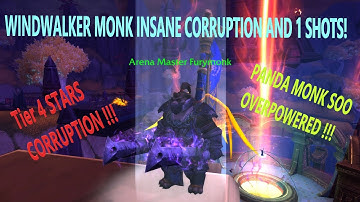 Windwalker Monk PvP (INSANE CORRUPTION 1SHOTS!) - World Of Warcraft BFA 8.3