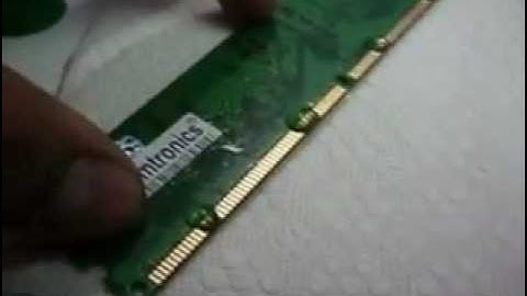 How to Repair a DDR RAM
