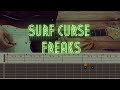 Surf Curse  - Freaks / Guitar Tutorial / Tabs + Chords +Solo