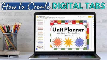 How to Create Digital Tabs for Google Slides Planner
