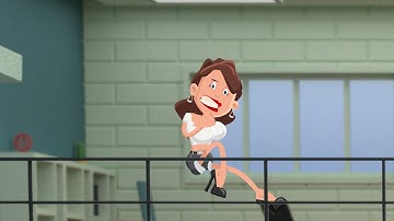 2d Animation Cartoon Animator 4 - Hit Film Mashup | Portal jump animation