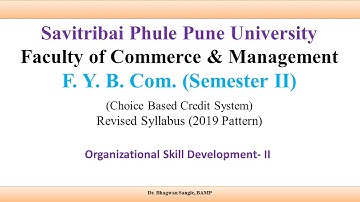 Organization Skills Development-II -Syllabus
