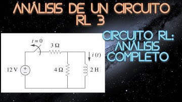 First-Order Electrical Circuits: Complete RL Circuit Analysis