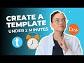 How To Create a Bridal Shower template in Under 2 Minutes | Templett Quick Tutorial