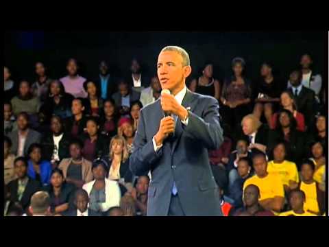 President Obama Comments on Africa's Future