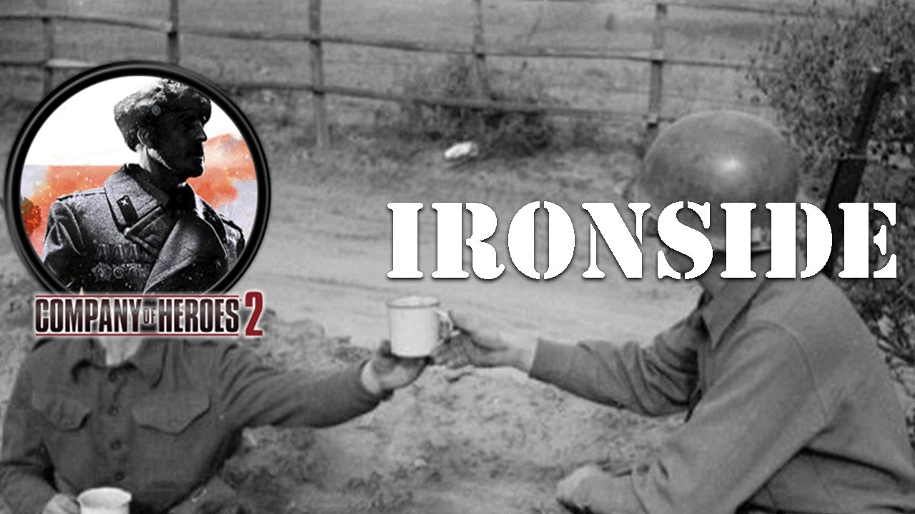 Company of Heroes 2 - Ironside Casting - 203 - Advancing through the park (2v2)
