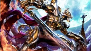 Download lagu [HD] GARO ガロ : DIVINE FLAME MOVIE OST BGM -12 LEÓN THEME SHOUKAN 陰我を断ち斬る天の剣-天剣煌身ガロ召還