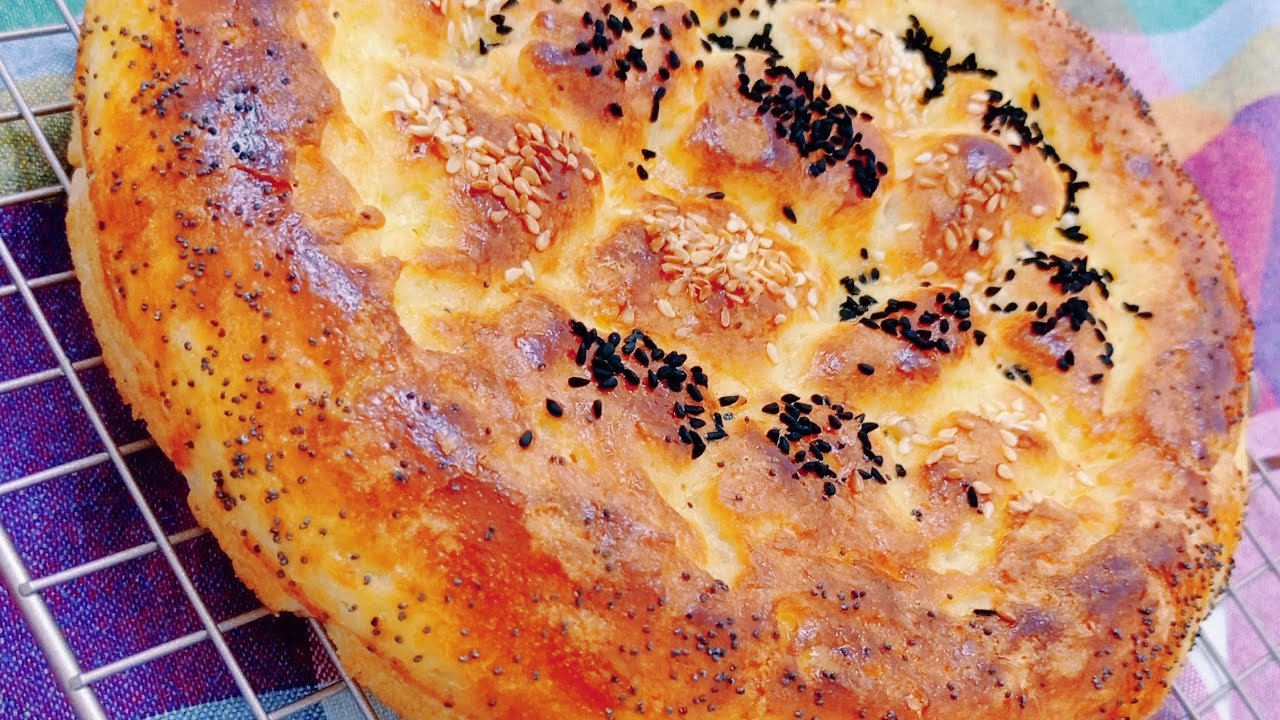 الخبز التركي بدون غلوتين 😋 خفيف وبنين⁦❤️⁩
