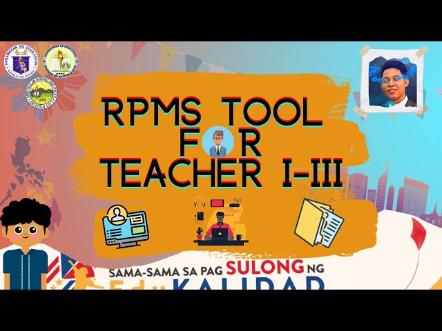 RPMS Cover for Portfolio for SY 2021-2022 | Editable and Free to Download class=