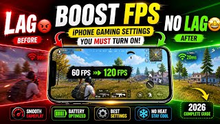     Secret iPhone Gaming Mode Settings 🚀 (100% Smooth Gameplay)