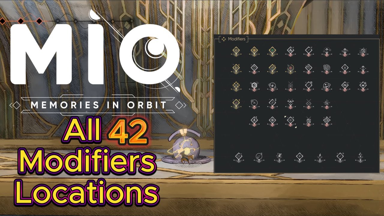 MIO Memories in Orbit All Modifiers Locations (42 Mod )