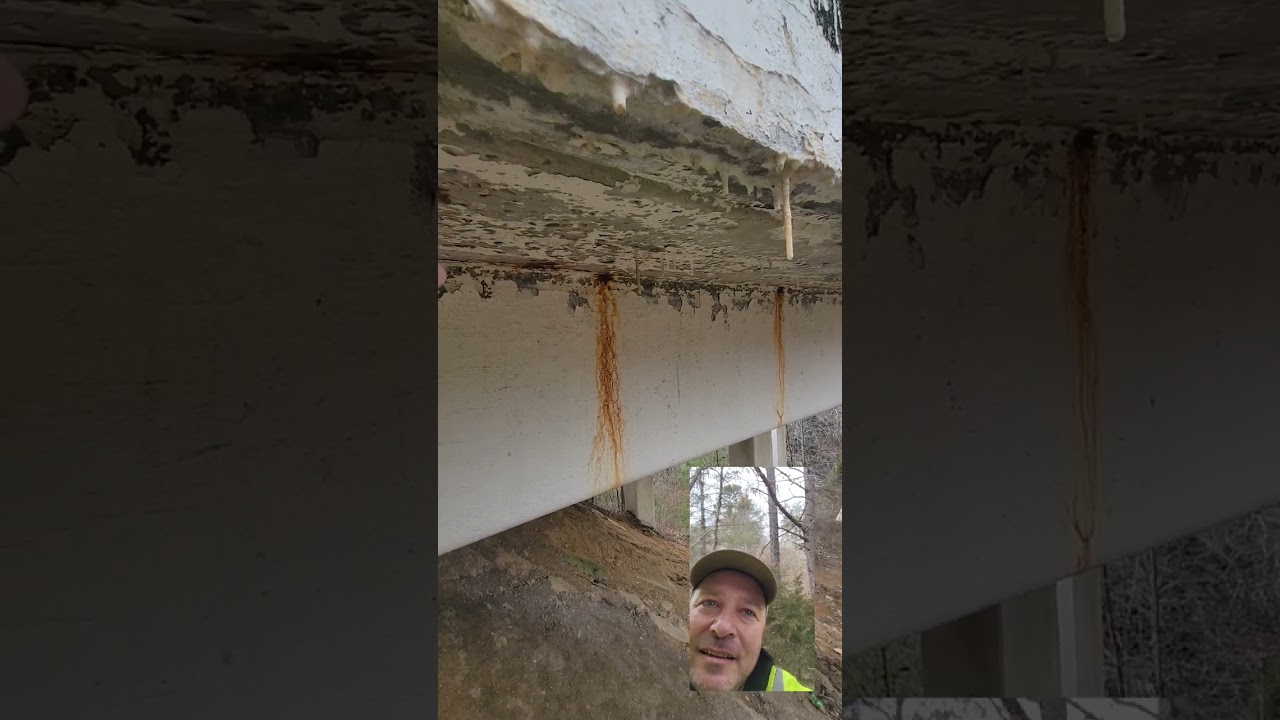 Stalactites on a Tennessee Bridge at the Line Between Eastern & Central Time Zones