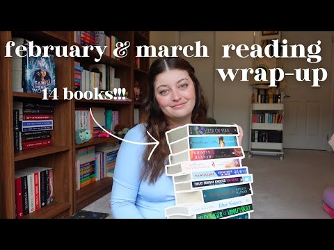 I read 14 books in 2 months | february & march reading wrap up 📚✨
