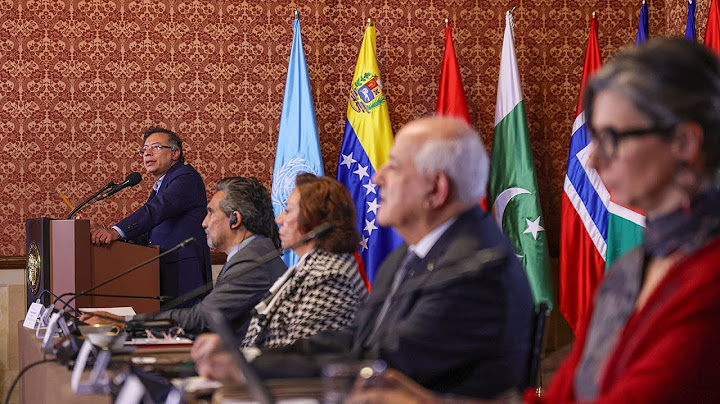 Palabras del presidente Gustavo Petro durante la Conferencia de emergencia sobre Palestina en Bogotá