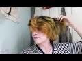 cutting and re-colouring my hair