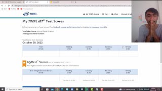 Reacting to My TOEFL IBT Scores