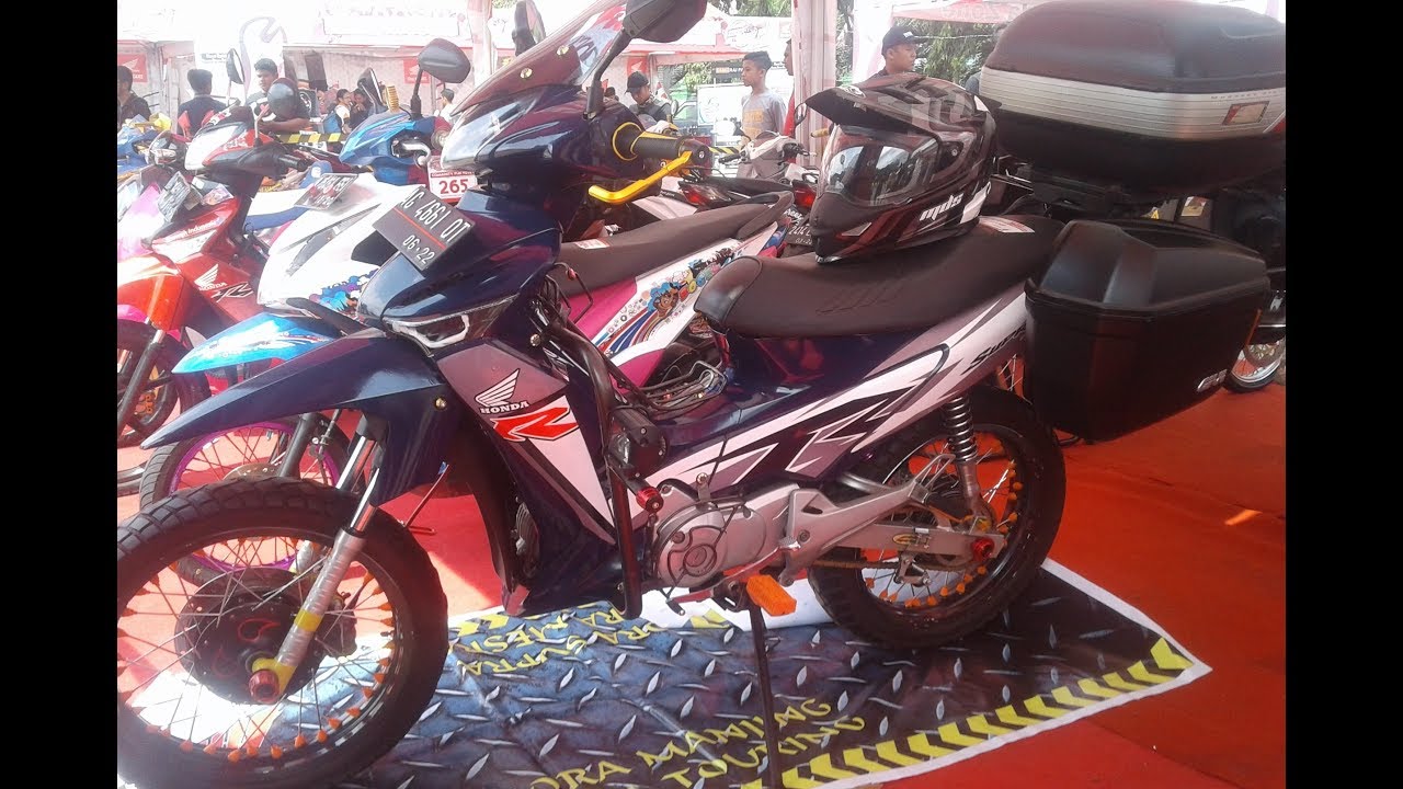 Inspirasi Modifikasi  Motor  Supra  X  125 Touring  Style YouTube