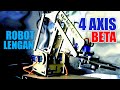 Beta robot lengan 4 axis