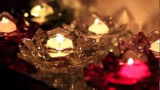 蓮（ロータス）ガラスキャンドルホルダー / Lotus Candle Holders