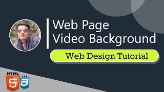 Full Screen Video Background with Html and CSS | Webdesign Tutorial