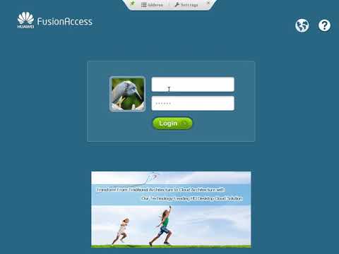 Configure Huawei FusionAccess Login
